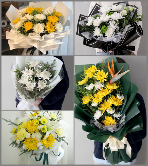 贵州铜仁市沿河县谯家镇桂鲜村白事花束代送